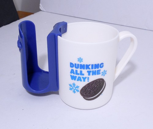 Plastic oreo mug with cookie - mug,