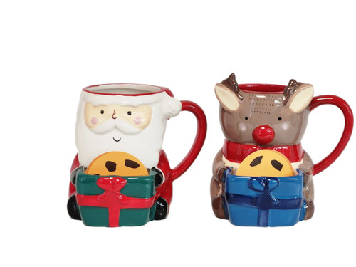 Christmas theme coffee mug - coffee,