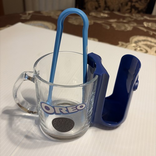 Glass oreo cup with - cup, cookie