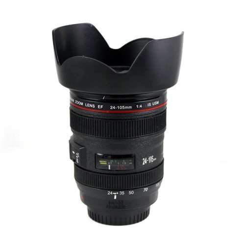 Camera lens mug with - with, cookie