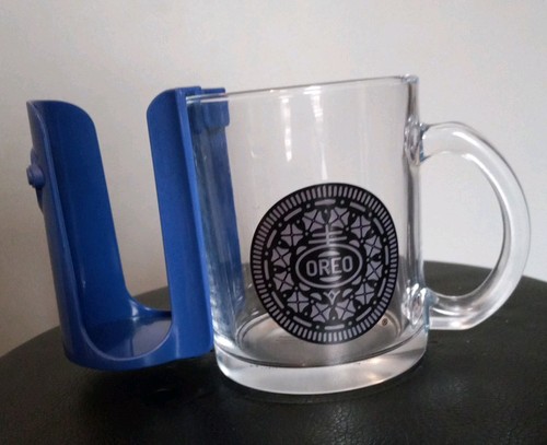 Glass oreo mug with - oreo,