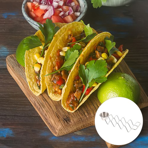 Stainless steel taco holder - stainless,