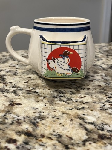 Vtg mallard duck mug - vtg,