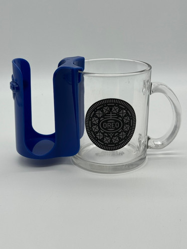 Oreo logo clear glass mug - oreo,