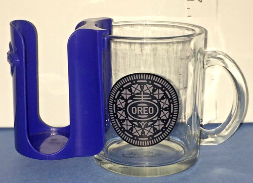 Glass oreo mug with - oreo,